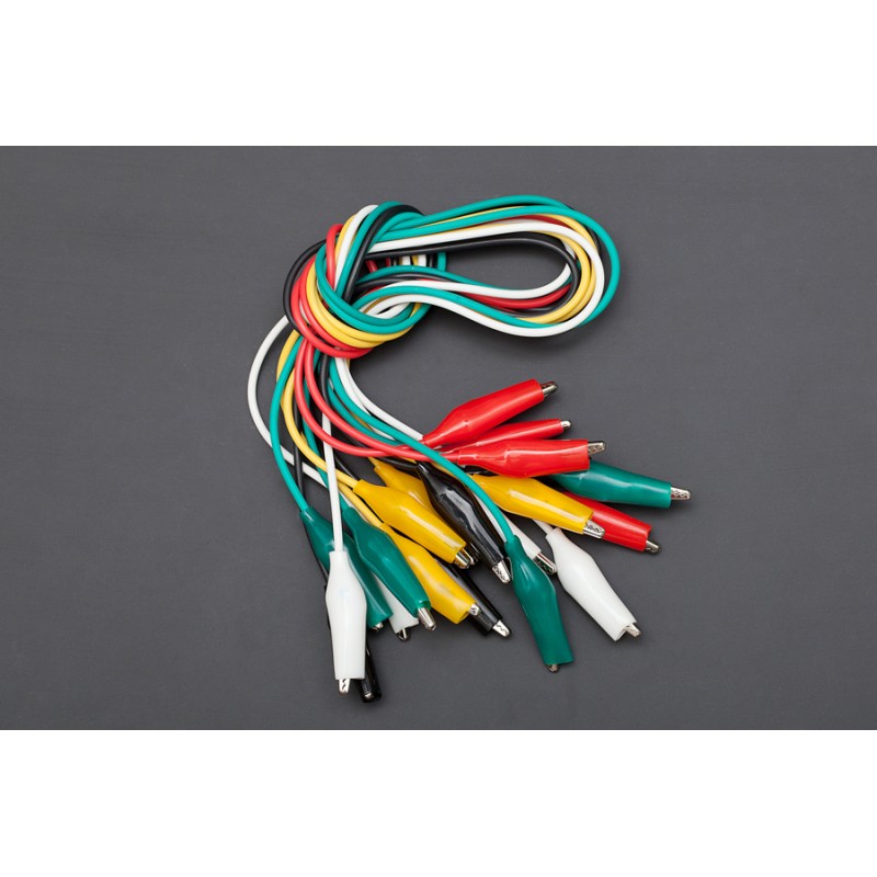Alligator Clip Test Cables (10 PCs Pack) from MindKits New Zealand