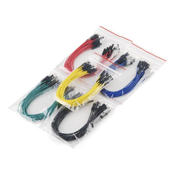 Hook-Up Wire - Assortment (Solid Core, 22 AWG) - PRT-11367 - SparkFun  Electronics