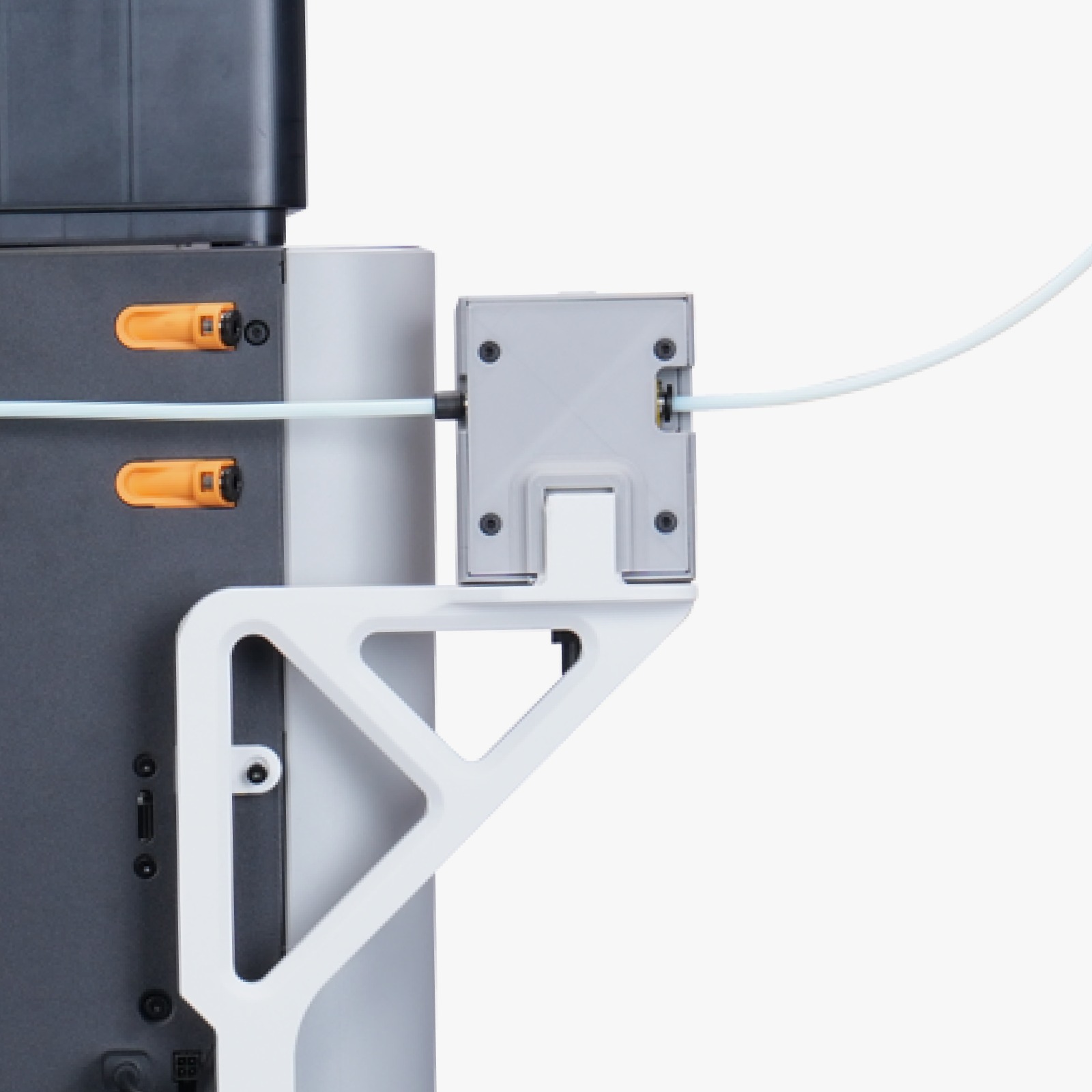 Bambu Lab TPU Feed Assist Module installed on printer