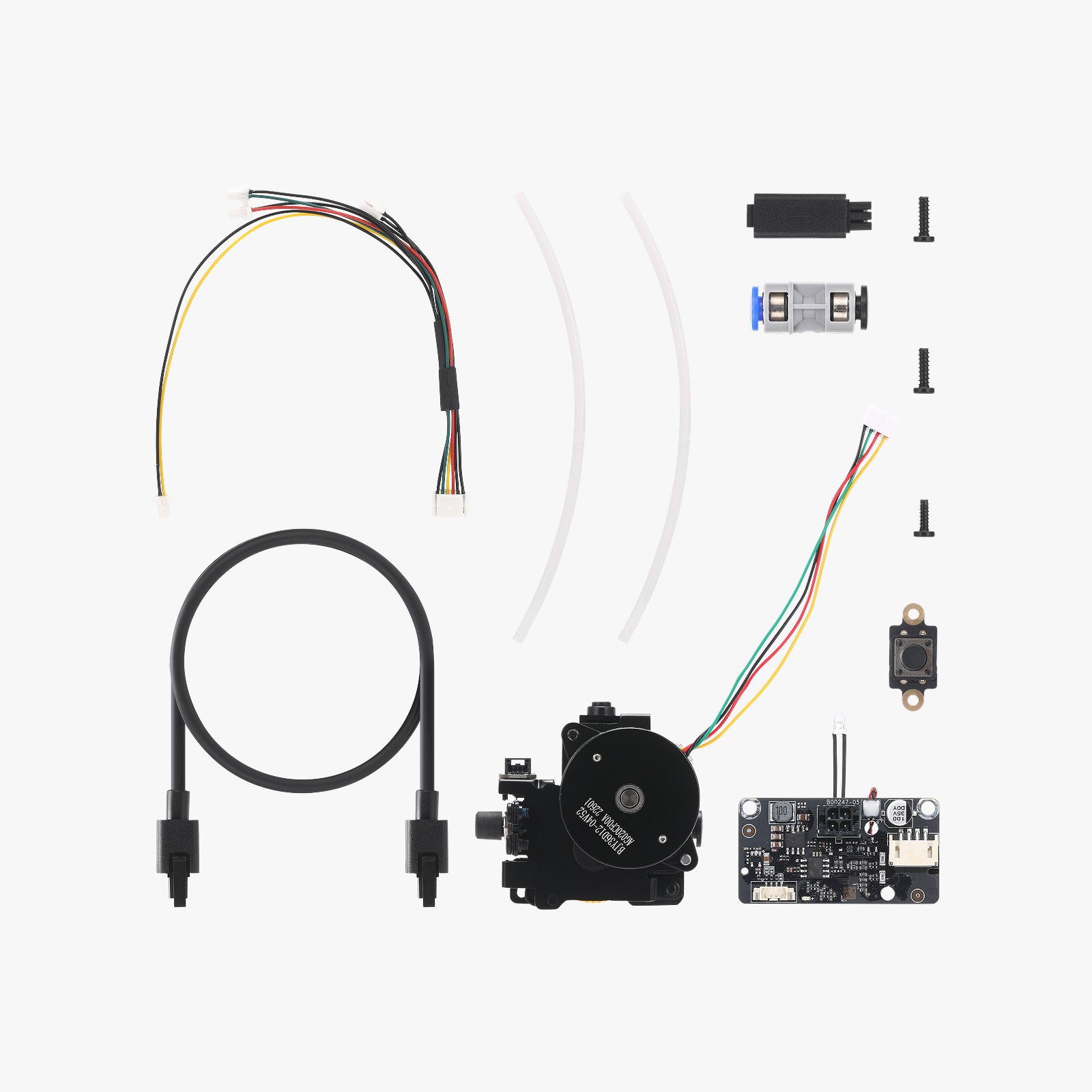 Bambu Lab TPU Feed Assist Module kit contents