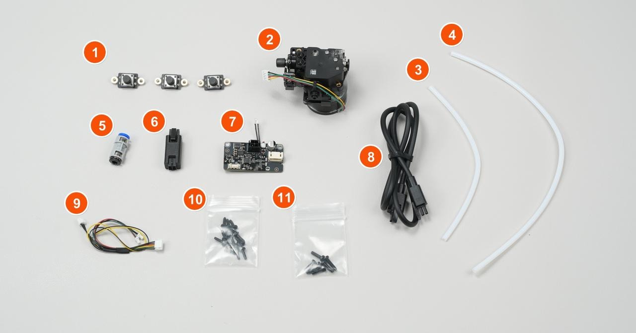 Bambu Lab TPU Feed Assist Module — what's in the box