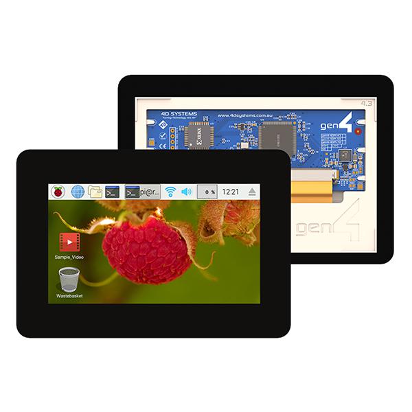 4.3" Gen4 Display for Raspberry Pi - Capacitive Touch - LCD-15986