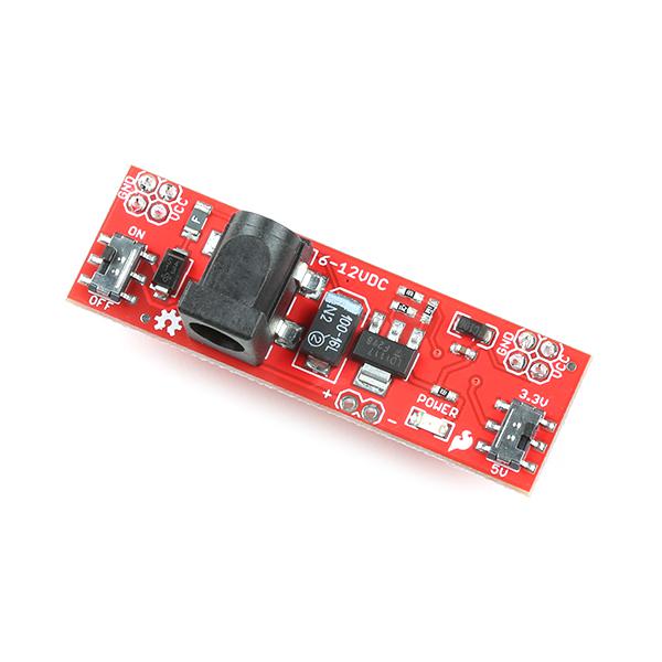 SparkFun Breadboard Power Supply Stick - 5V/3.3V (with Headers) - PRT-21297