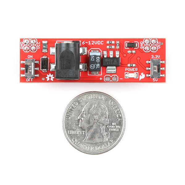 SparkFun Breadboard Power Supply Stick - 5V/3.3V (with Headers) - PRT-21297