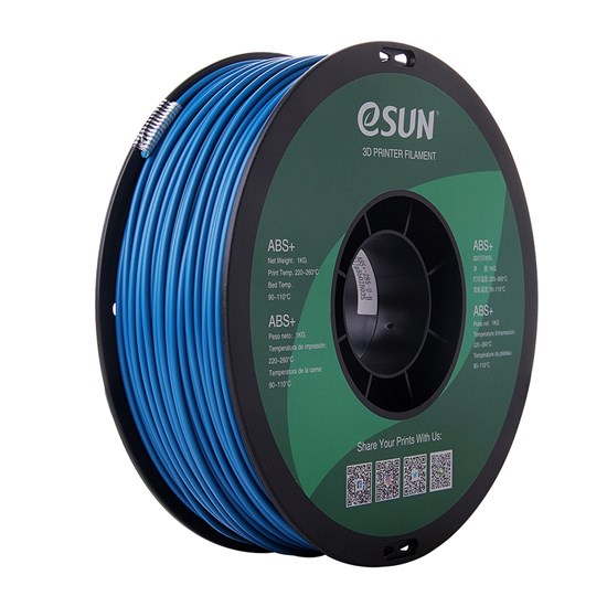 ESUN - ABS+ filament, 1.75mm, Blue, 1kg/roll - ESUN-ABS175U1