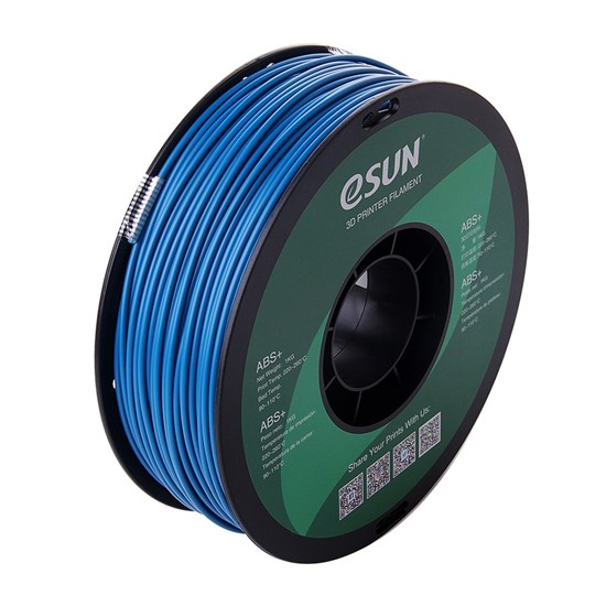 ESUN - ABS+ filament, 1.75mm, Blue, 1kg/roll - ESUN-ABS175U1