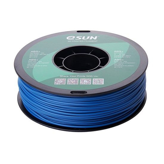 ESUN - ABS+ filament, 1.75mm, Blue, 1kg/roll - ESUN-ABS175U1