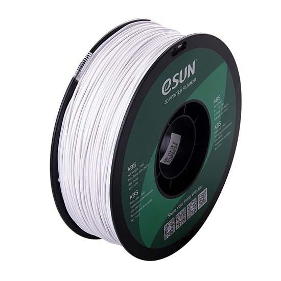 ESUN - ABS filament, 1.75mm, Cold White, 1kg/spool - eSun-ABS+P175CW1