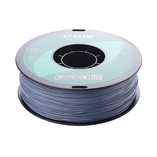 ESUN - ABS+ filament, 1.75mm, Grey, 1kg/roll - ESUN-ABS175H1