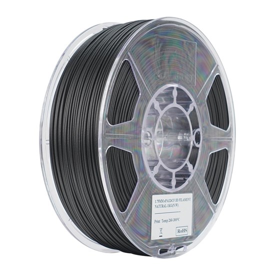 ESUN - PA12+CF filament, 1.75mm, Black, 1kg/roll - ESUN-PA12+CF175B1