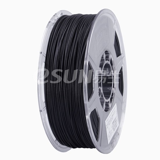 ESUN - PET filament, 1.75mm, Solid Black, 1kg/roll - ESUN-PET175SB1