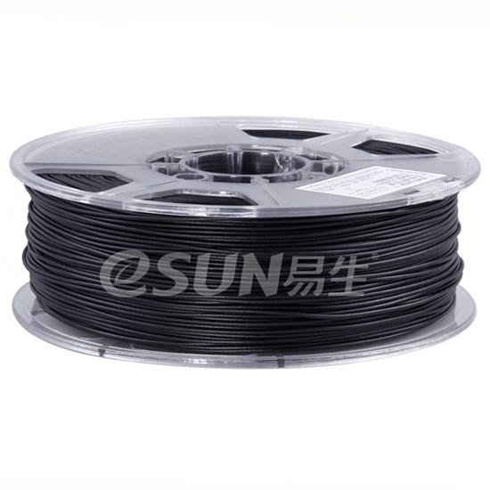 ESUN - PET filament, 1.75mm, Solid Black, 1kg/roll - ESUN-PET175SB1