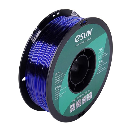 ESUN - PETG filament, 1.75mm, Blue, 1kg/roll - ESUN-PETG175U1