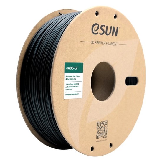 ESUN - eABS-CF filament, 1.75mm, Black, 1kg/roll - ESUN-eABS-CF175B1