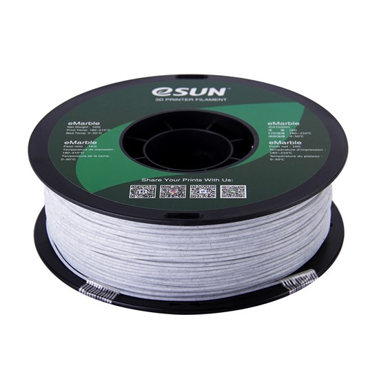 ESUN - eMarble filament, 1.75mm, Natural, 1kg/roll - eSun-eMarble-P175N1