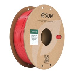 ESUN - ePETG+HS filament, 1.75mm, Solid Red, 1kg/roll 