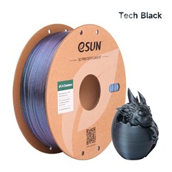 ESUN-ePLA-Chameleon filament, 1.75mm, Tech Black, 1kg/roll 3D printing filament,colour-changing filament,PLA filament,Tech Black,creative materials,eSun products