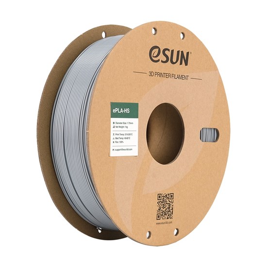 ESUN-ePLA+HS filament, 1.75mm, Grey, 1kg/roll - eSun-ePLA+HS-P175H1