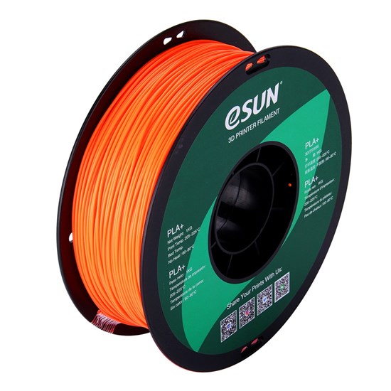 ESUN - ePLA+HS filament, 1.75mm, Orange, 1kg/roll - ESUN-ePLA+HS175O1