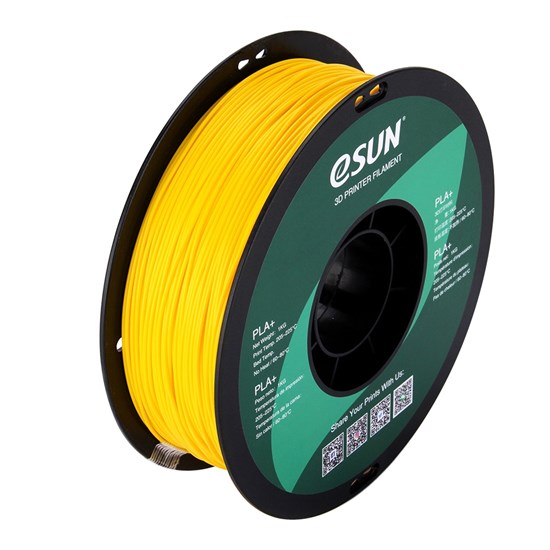 ESUN - ePLA+HS filament, 1.75mm, Yellow, 1kg/roll - ESUN-ePLA+HS175Y1