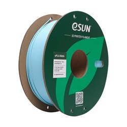 ESUN-ePLA-Matte filament, 1.75mm, Light Blue, 1kg/roll 3D Printing,Filament,PLA,Light Blue,Eco-Friendly,Matte Finish