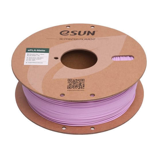 ESUN-ePLA-Matte filament, 1.75mm, Lilac, 1kg/roll - eSun-ePLA-Matte-P175L1