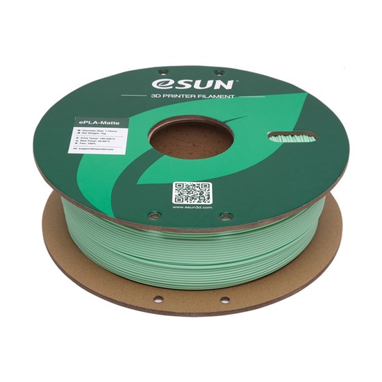 ESUN-ePLA-Matte filament, 1.75mm, Mint Green, 1kg/roll - eSun-ePLA-Matte-P175MG1