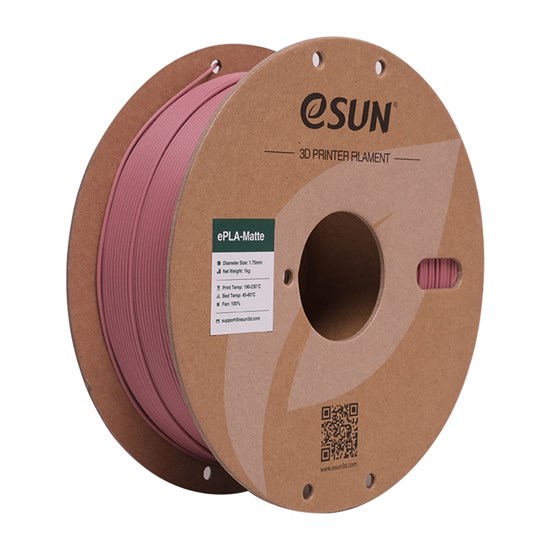 ESUN-ePLA-Matte filament, 1.75mm, Morandi Purple, 1kg/roll - eSun-ePLA-Matte-P175MP1