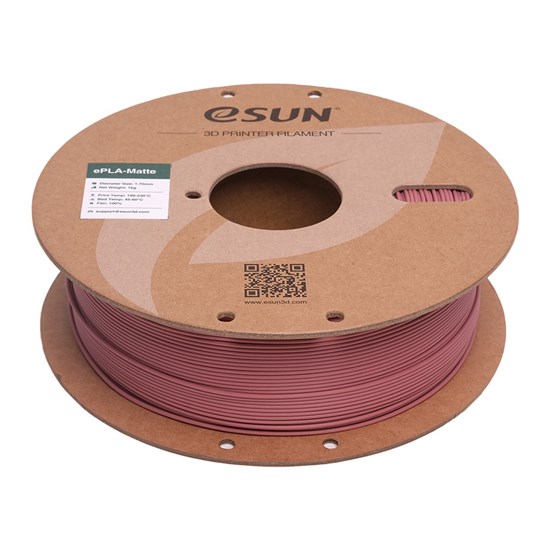 ESUN-ePLA-Matte filament, 1.75mm, Morandi Purple, 1kg/roll - eSun-ePLA-Matte-P175MP1