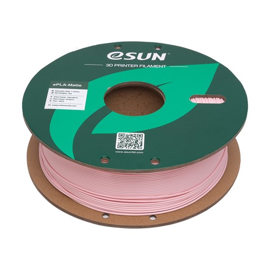 ESUN-ePLA-Matte filament, 1.75mm, Peach Pink, 1kg/roll - eSun-ePLA-Matte-P175TP1