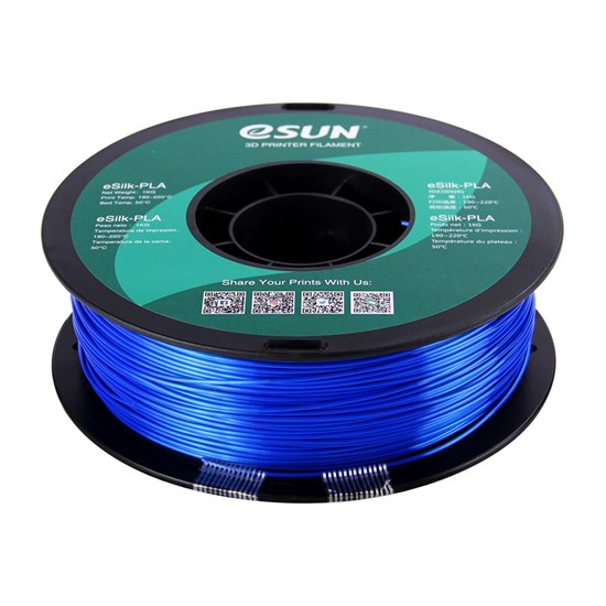 ESUN - ePLA-SilkRefill filament, 1.75mm, Blue, 1kg/roll, 2PCS - ESUN-ePLA-SilkRefill175U1*2