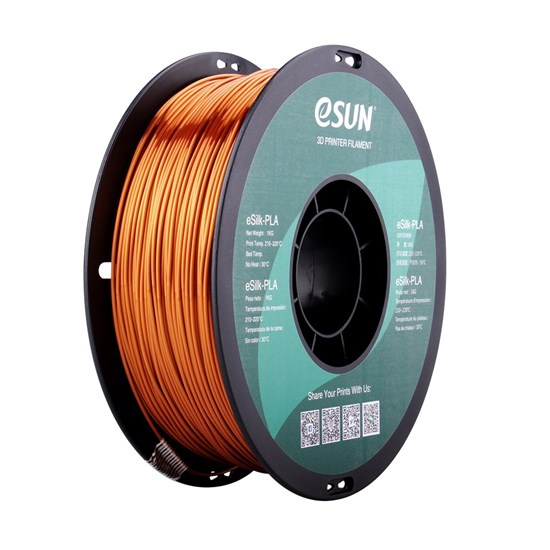 ESUN - ePLA-SilkRefill filament, 1.75mm, Copper, 1kg/roll, 2PCS - ESUN-ePLA-SilkRefill175CO1*2