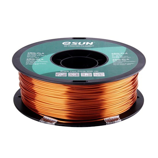 ESUN - ePLA-SilkRefill filament, 1.75mm, Copper, 1kg/roll, 2PCS - ESUN-ePLA-SilkRefill175CO1*2