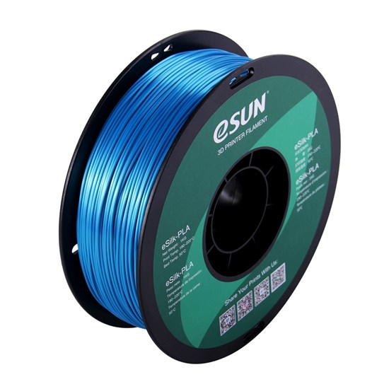 ESUN - ePLA-SilkRefill filament, 1.75mm, Cyan, 1kg/roll, 2PCS - ESUN-ePLA-SilkRefill175CY1*2