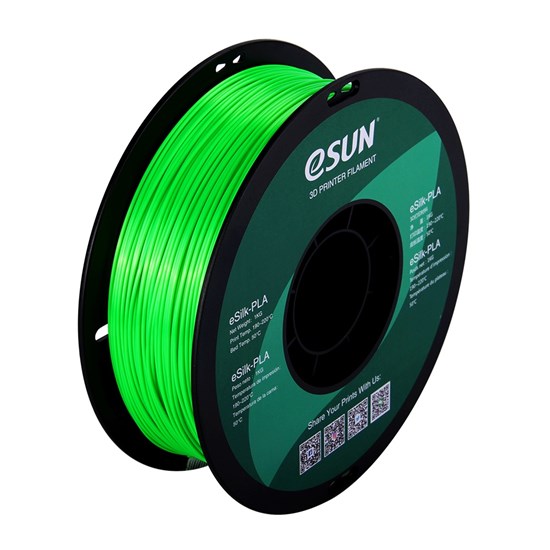 ESUN - ePLA-SilkRefill filament, 1.75mm, Green, 1kg/roll, 2PCS - ESUN-ePLA-SilkRefill175G1*2