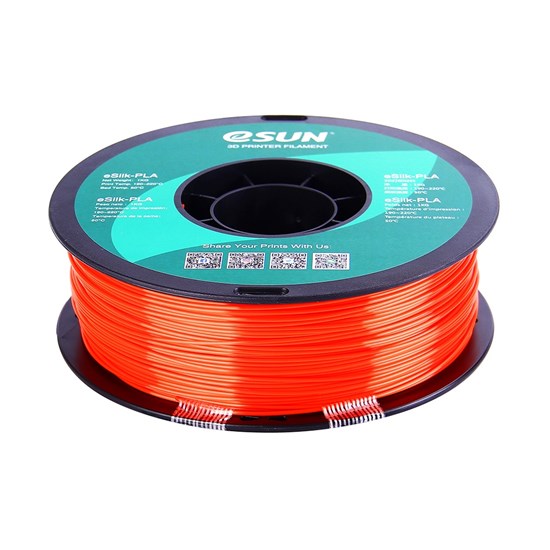 ESUN - ePLA-SilkRefill filament, 1.75mm, Jacinth, 1kg/roll, 2PCS - ESUN-ePLA-SilkRefill175JA1*2