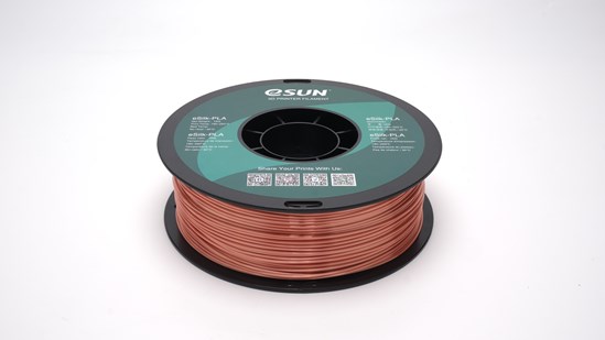 ESUN - eSilk-PLA filament, 1.75mm, Rose Gold, 1kg/roll - eSun-ePLA-Silk-P175RJ1