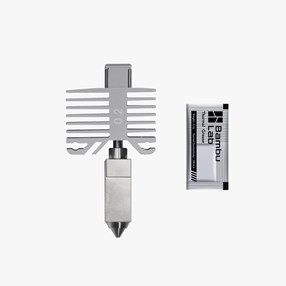 Hotend with Stainless Steel Nozzle 0.2mm