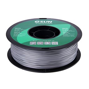 ESUN - PETG filament, 1.75mm, Solid Silver, 1kg/roll