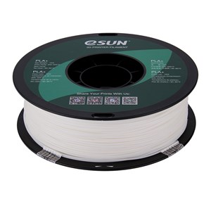 ESUN - PLA+ filament, 1.75mm, White, 1kg/spool