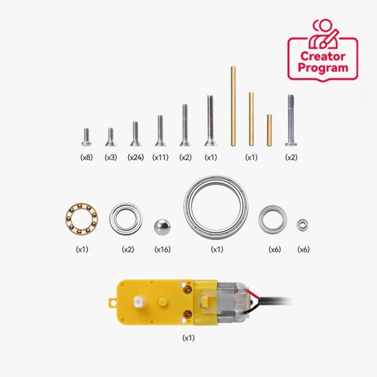 Triple-axis Tourbillon Model Components Kit 007 - BAM-MH007